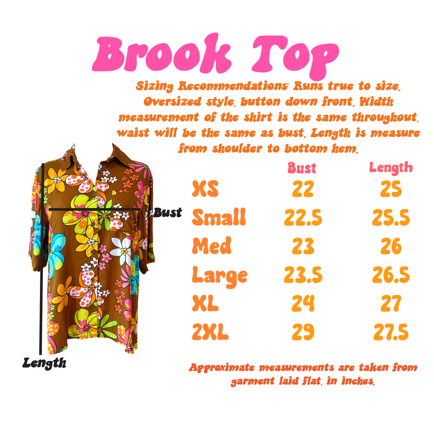 Brook Top in Hibiscus Sunset