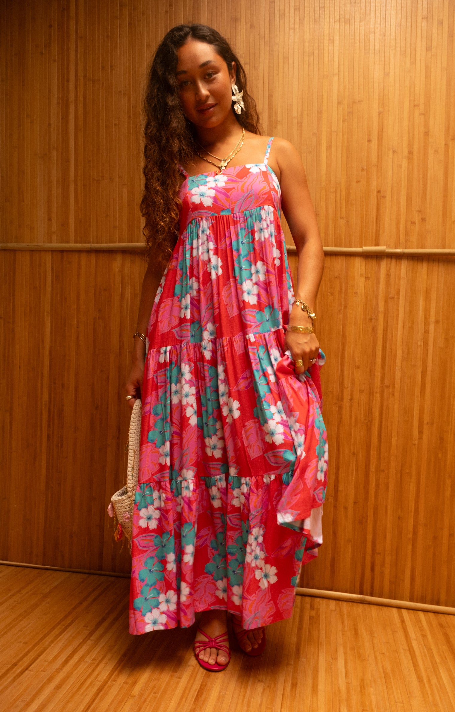 Maxi Rell Dress in Island Breeze