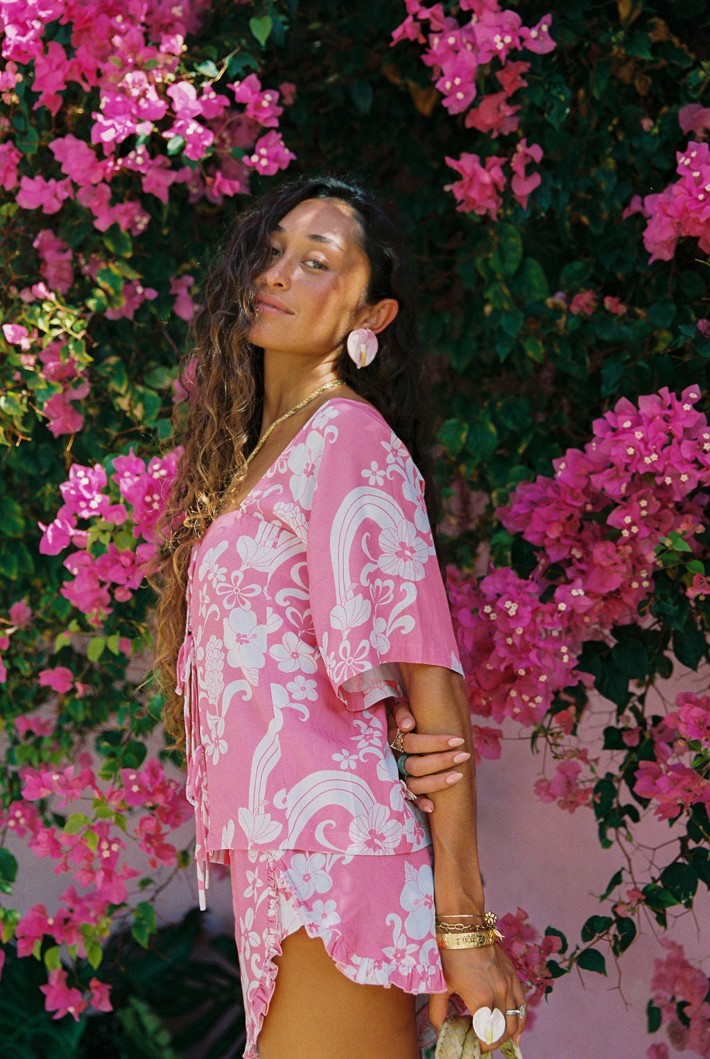 Tai Shorts in Guava Dream