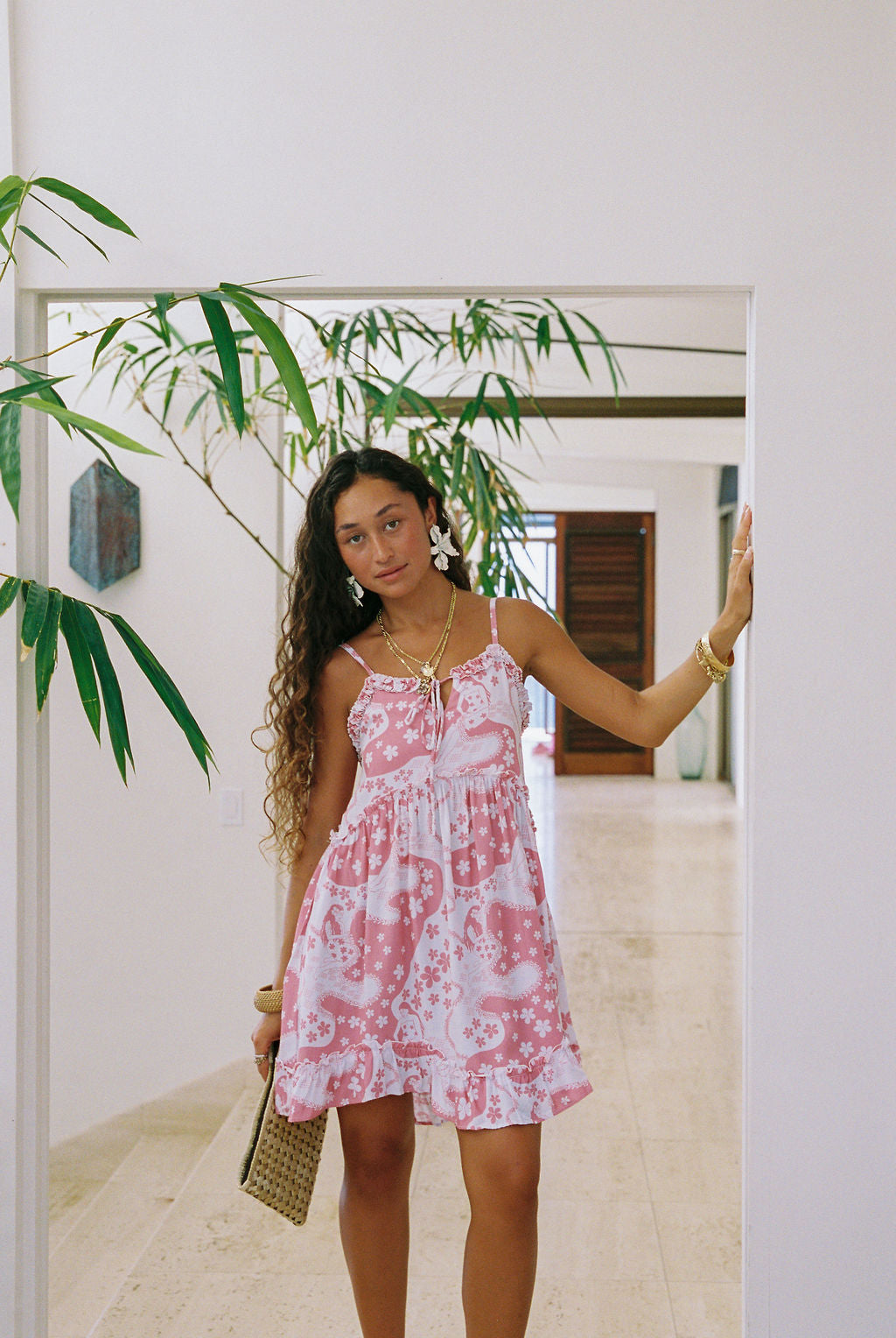 Remy Dress in Pink Lei Ladies