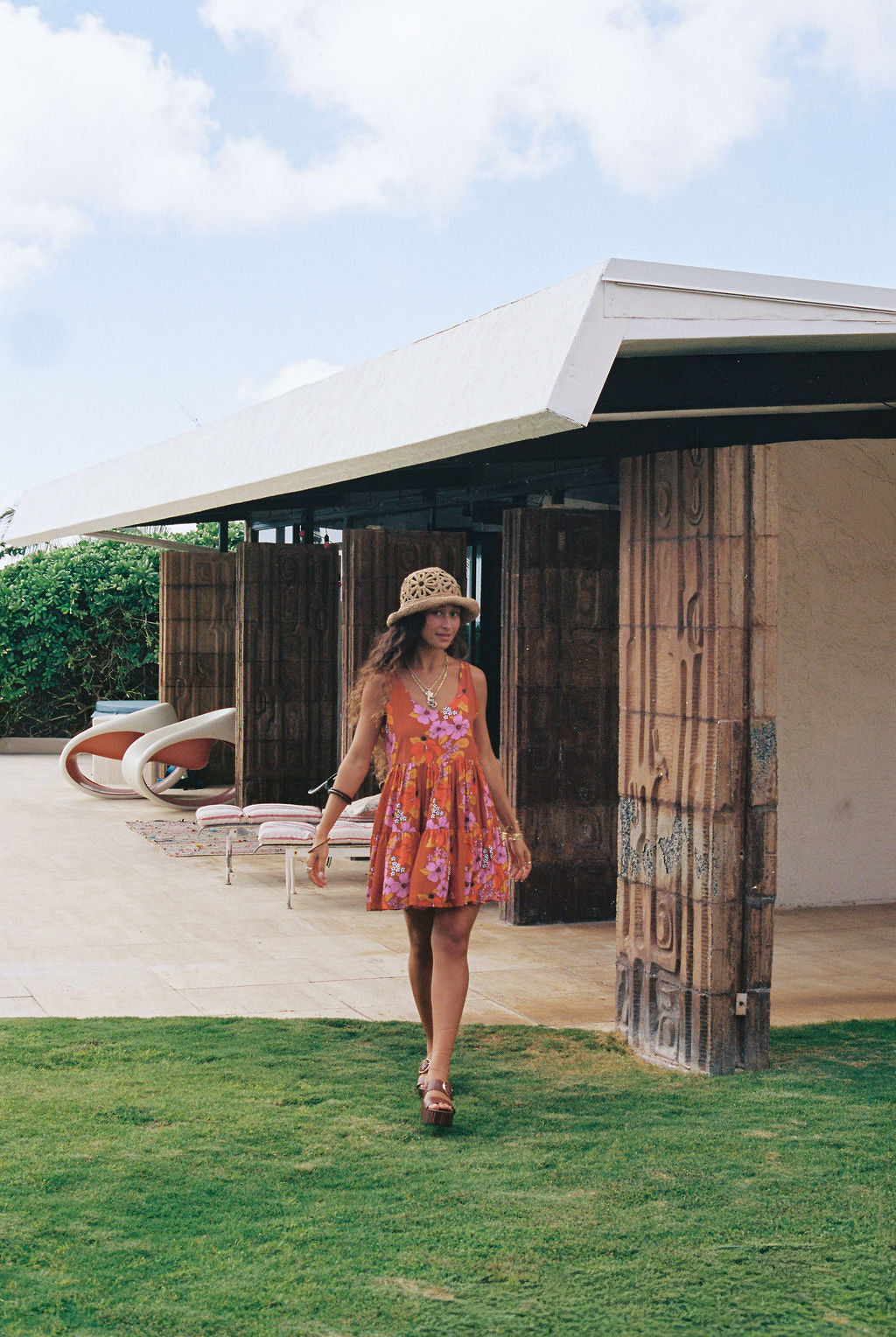 Isabella Dress in Tutu's Garden