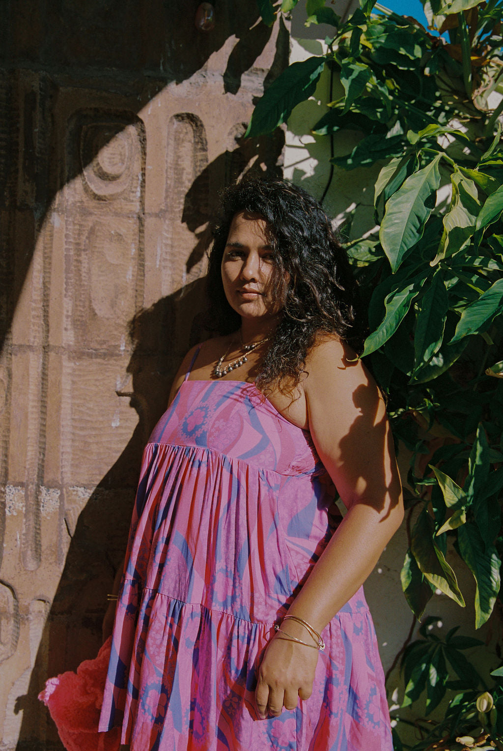 Mini Rell Dress in Electric Bloom