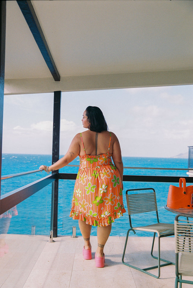 Remy Dress in Sunset Petals