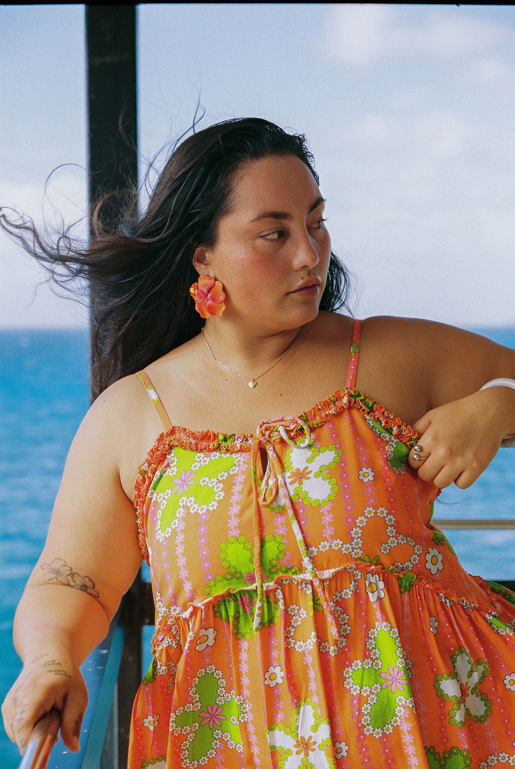 Remy Dress in Sunset Petals