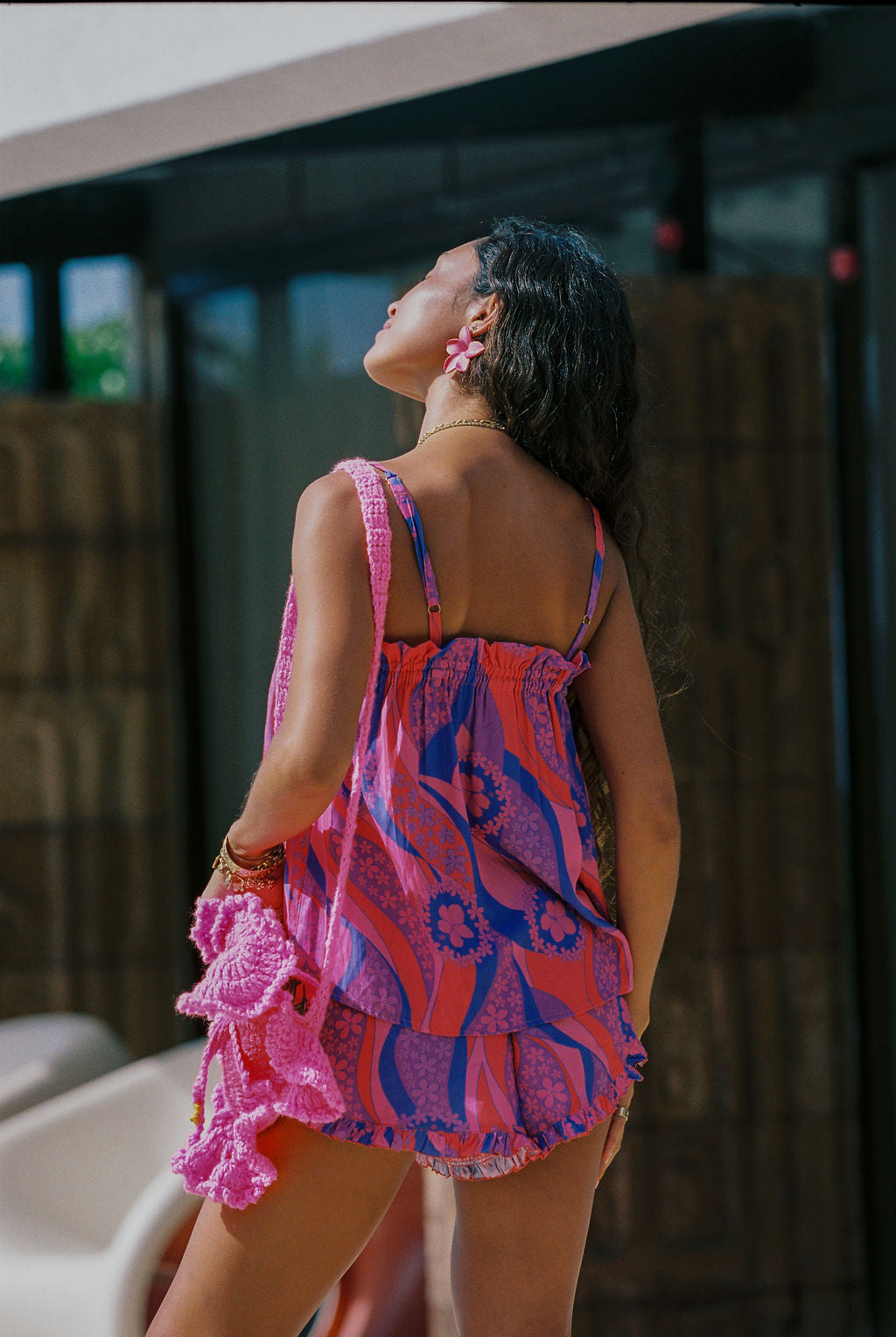 Tai Shorts in Electric Bloom