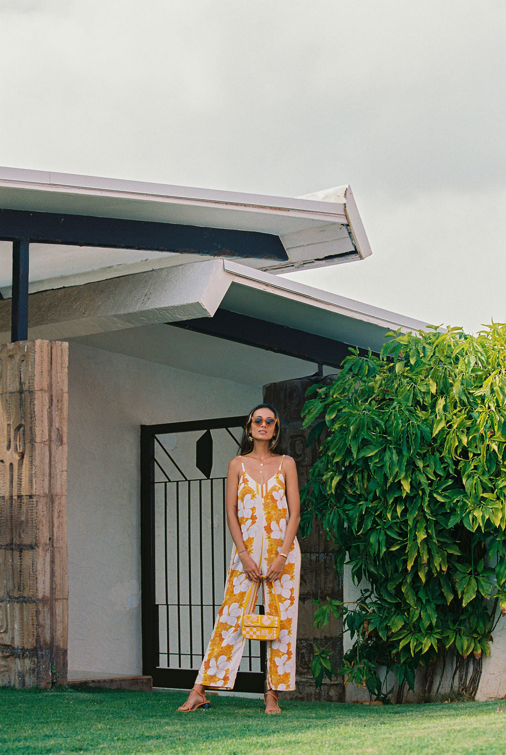 Iolani Jumpsuit in Vintage Stripes