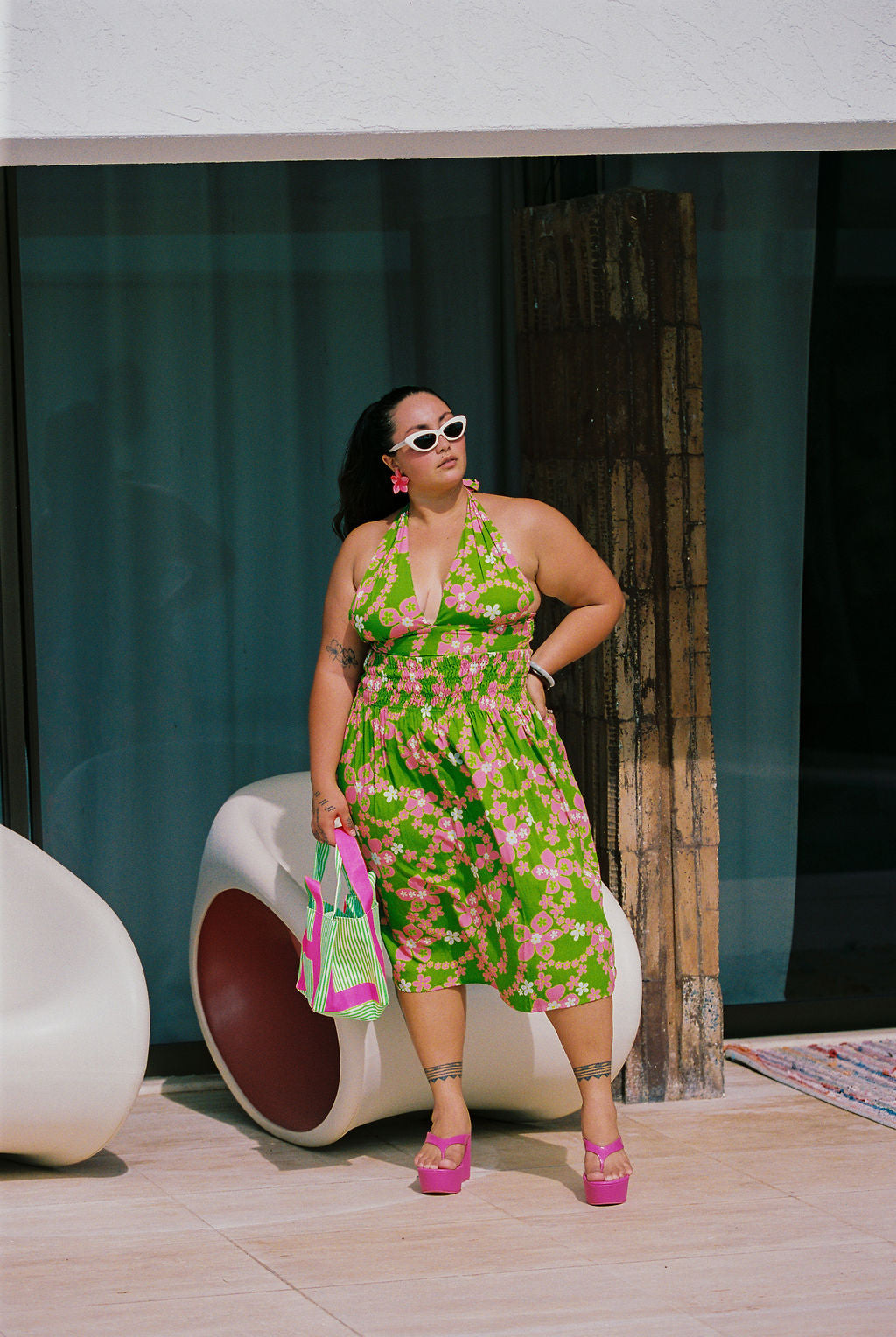 Jade Top in Watermelon Lei