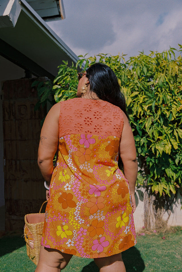 Laura Dress in Coconut POG