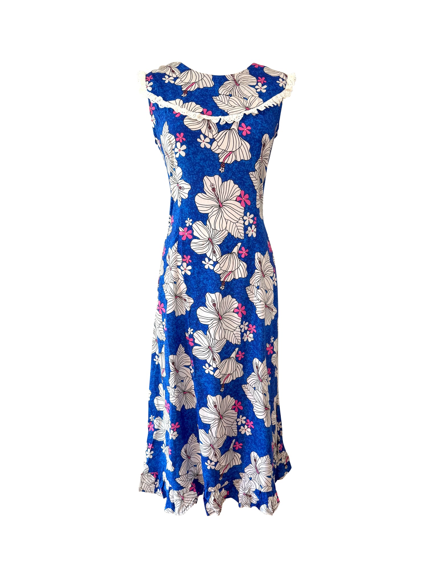 Haunani Dress in Deep Blue Kokio