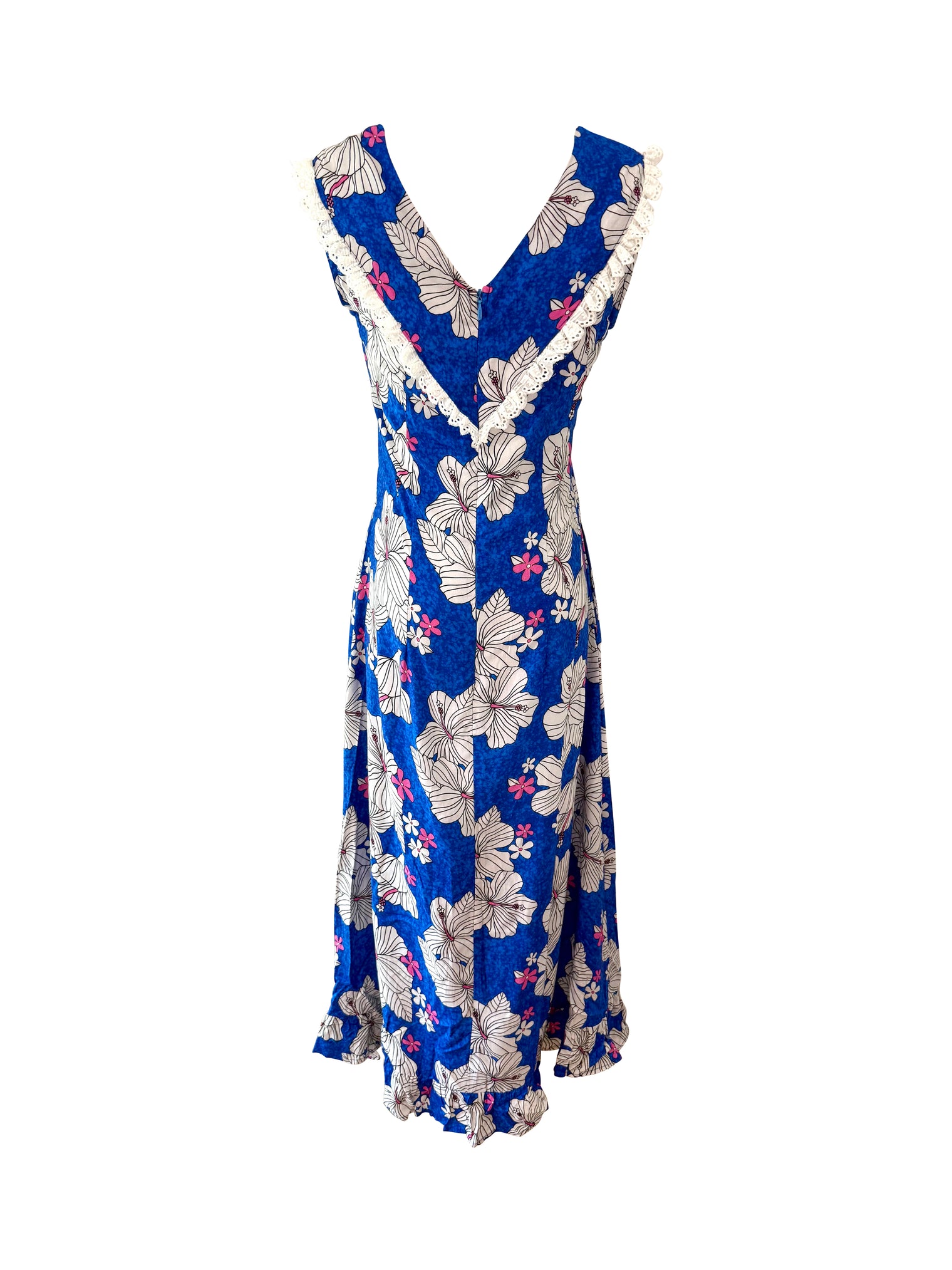 Haunani Dress in Deep Blue Kokio