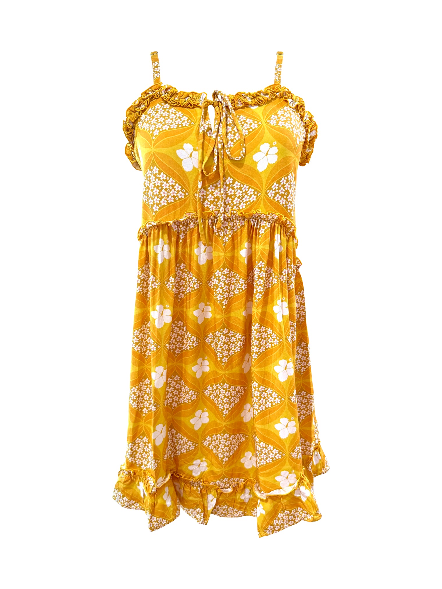 Remy Dress in Golden Diamonds