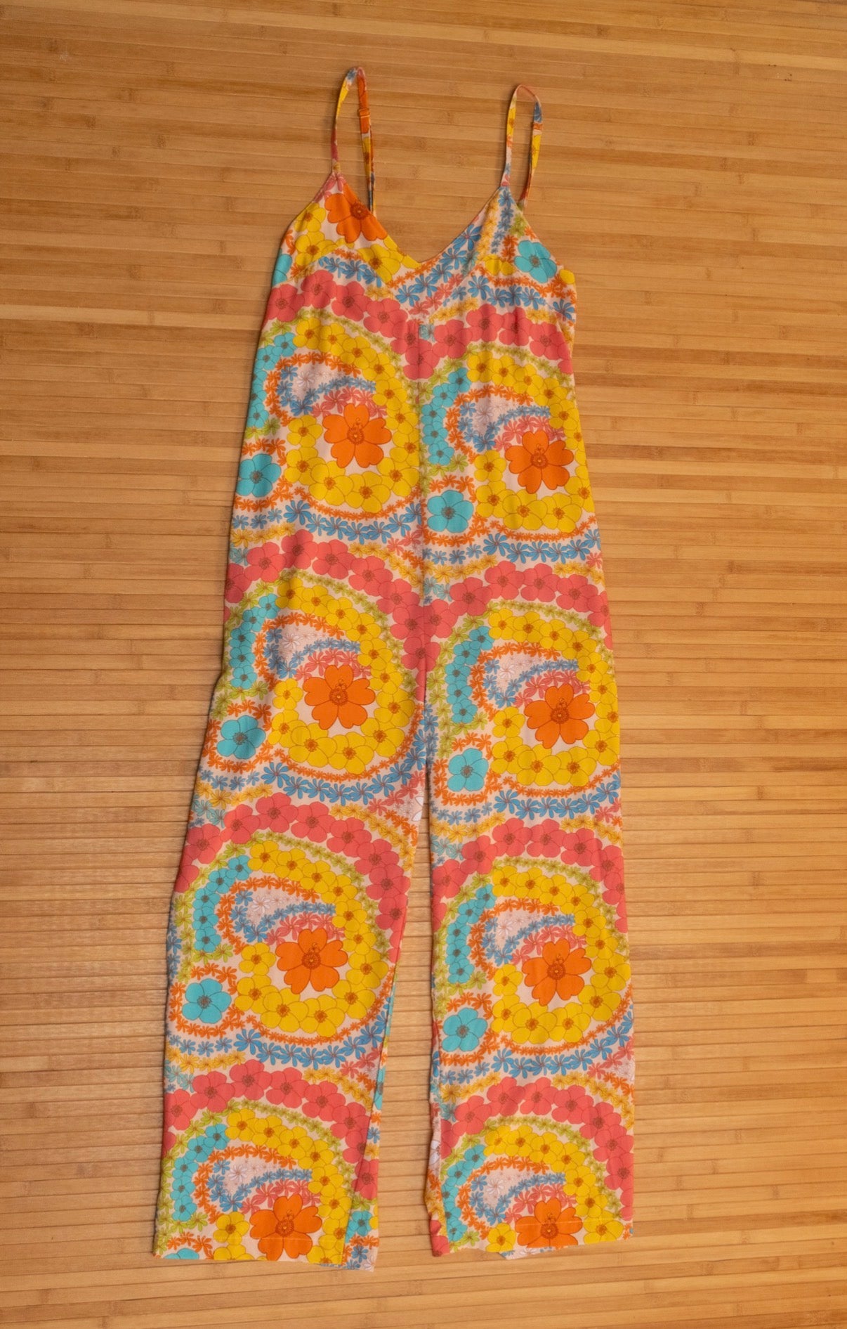 Iolani Jumpsuit in Peachy Lei Day