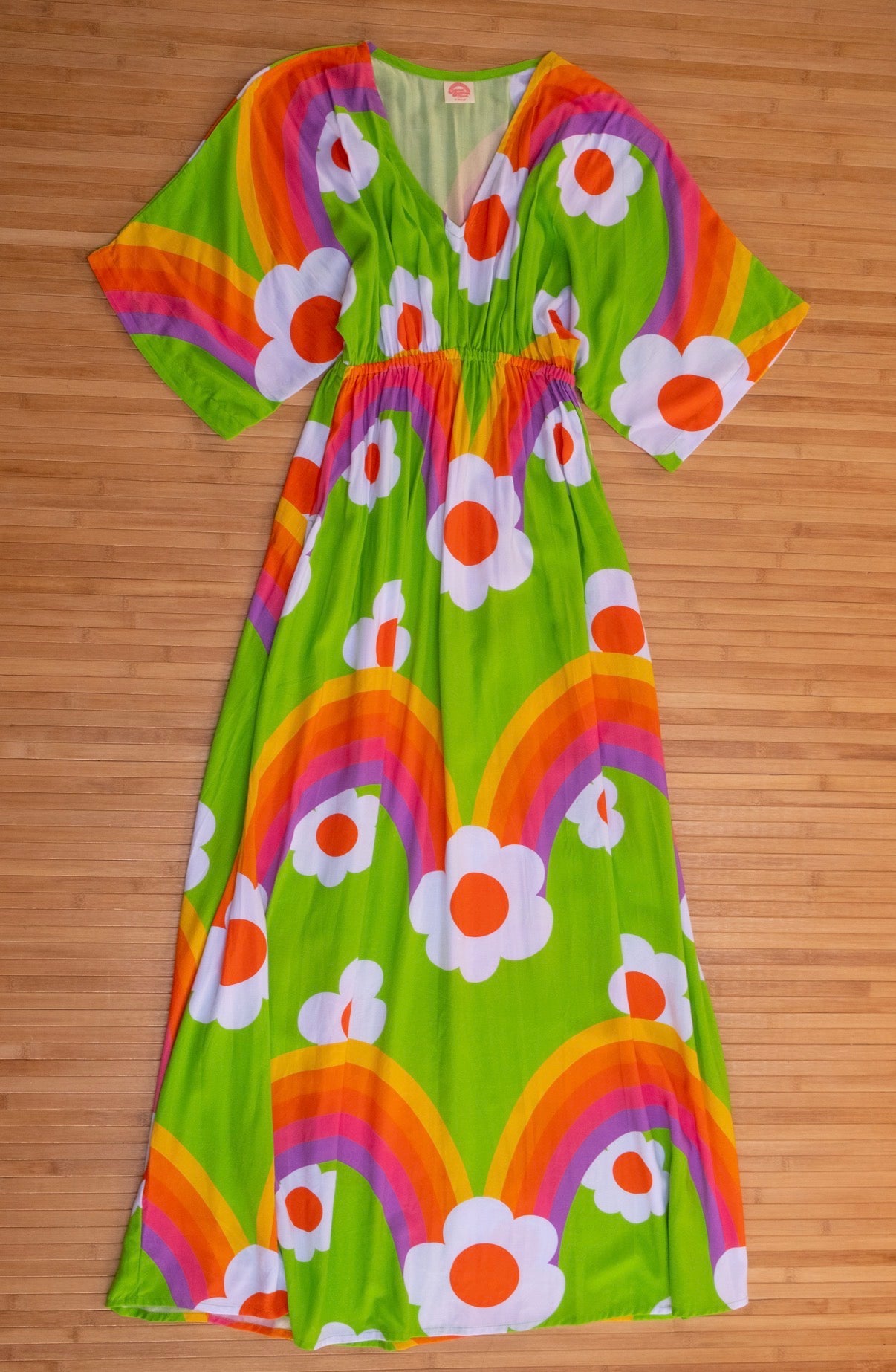 Maxi Alice Dress in Pua Kala Rainbows