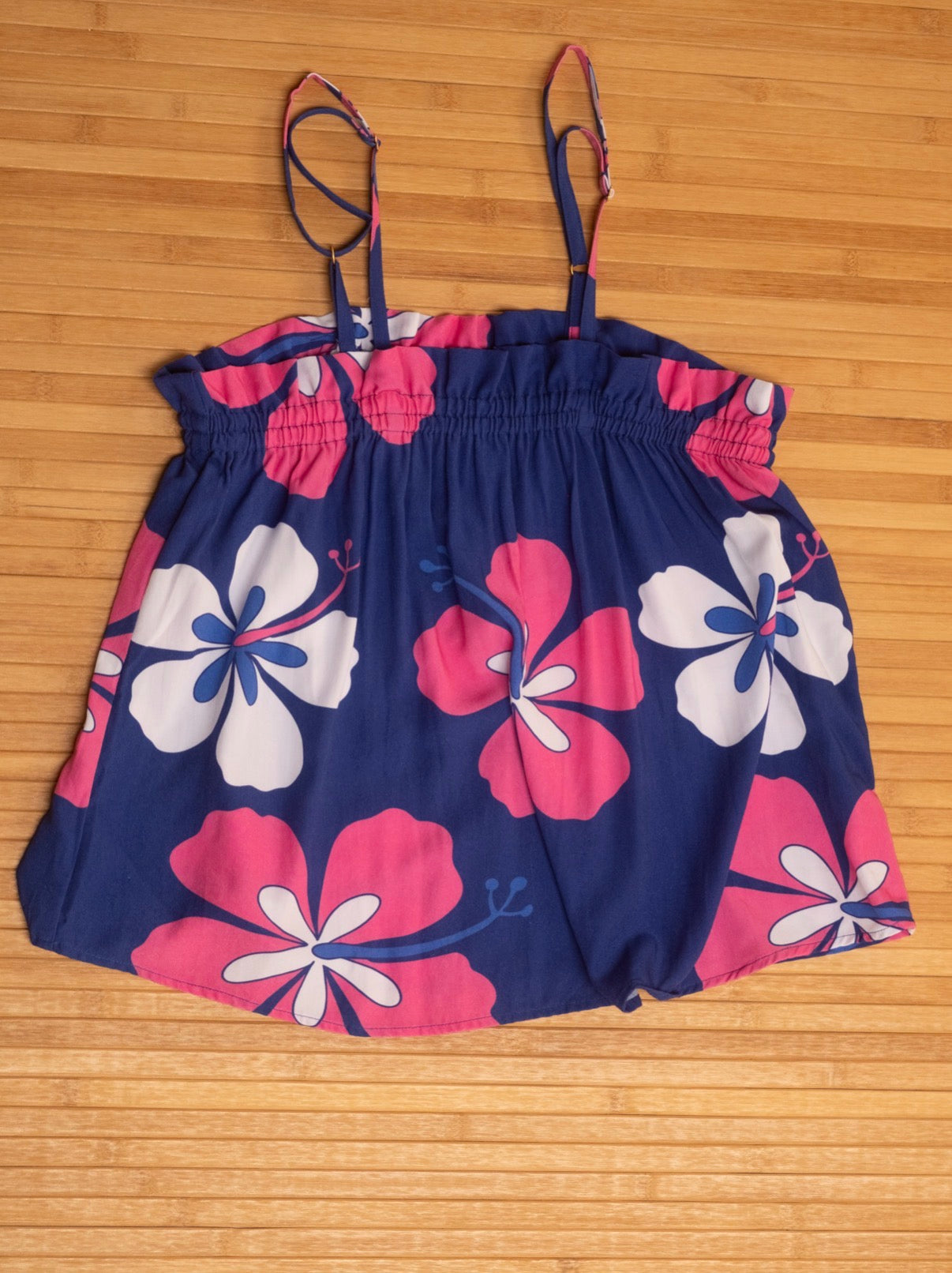 Natasha Top in Electric Hibiscus