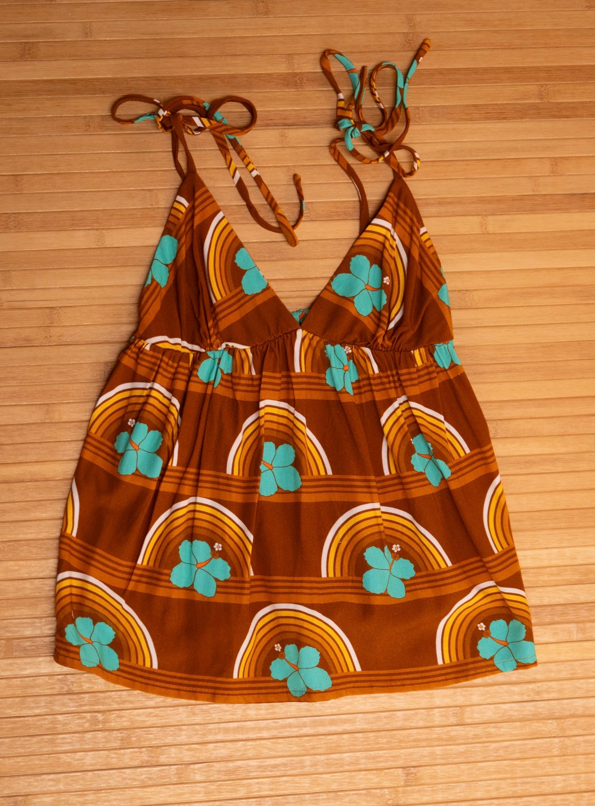Paulette Top in Hibiscus Sunset