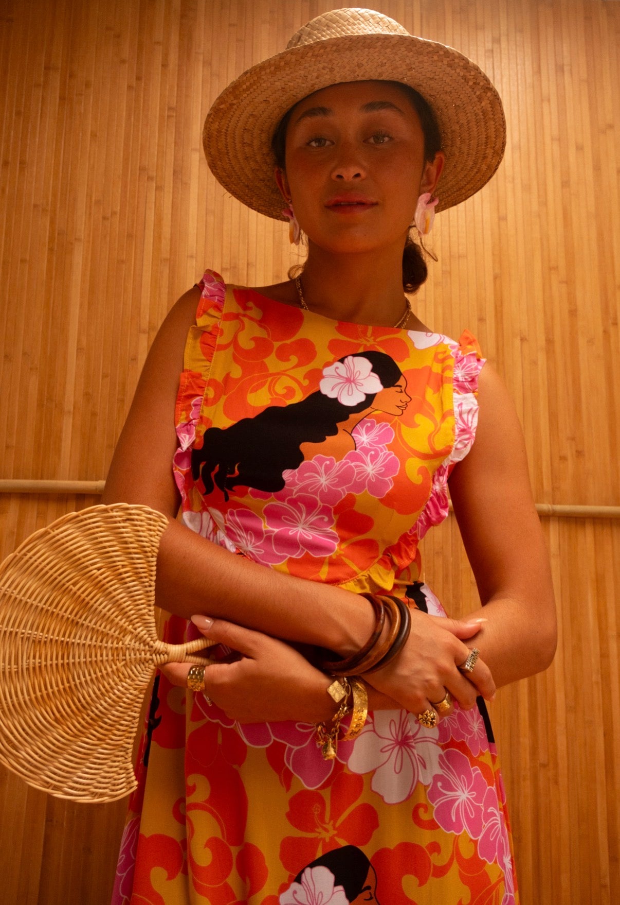 Maxi Bernice Dress in Sweet Lady-Li hing Lemon