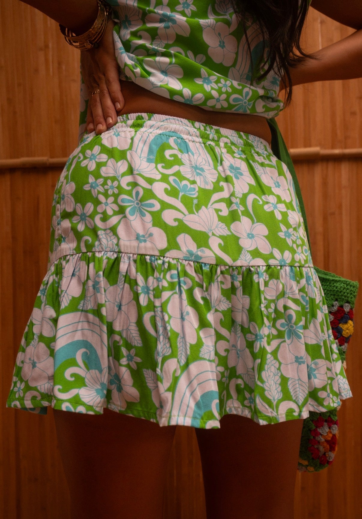 Lily Skirt in Green Dream
