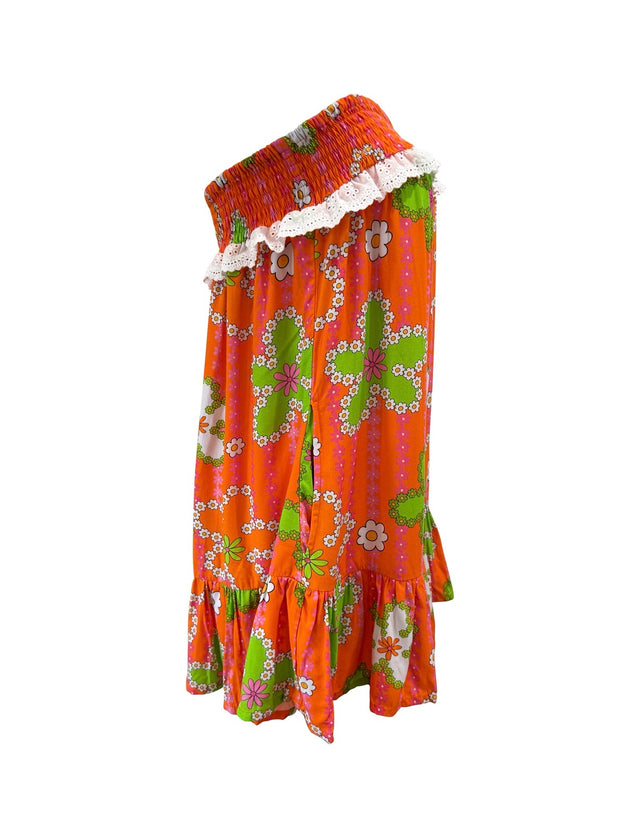 Mahina Dress in Sunset Petals