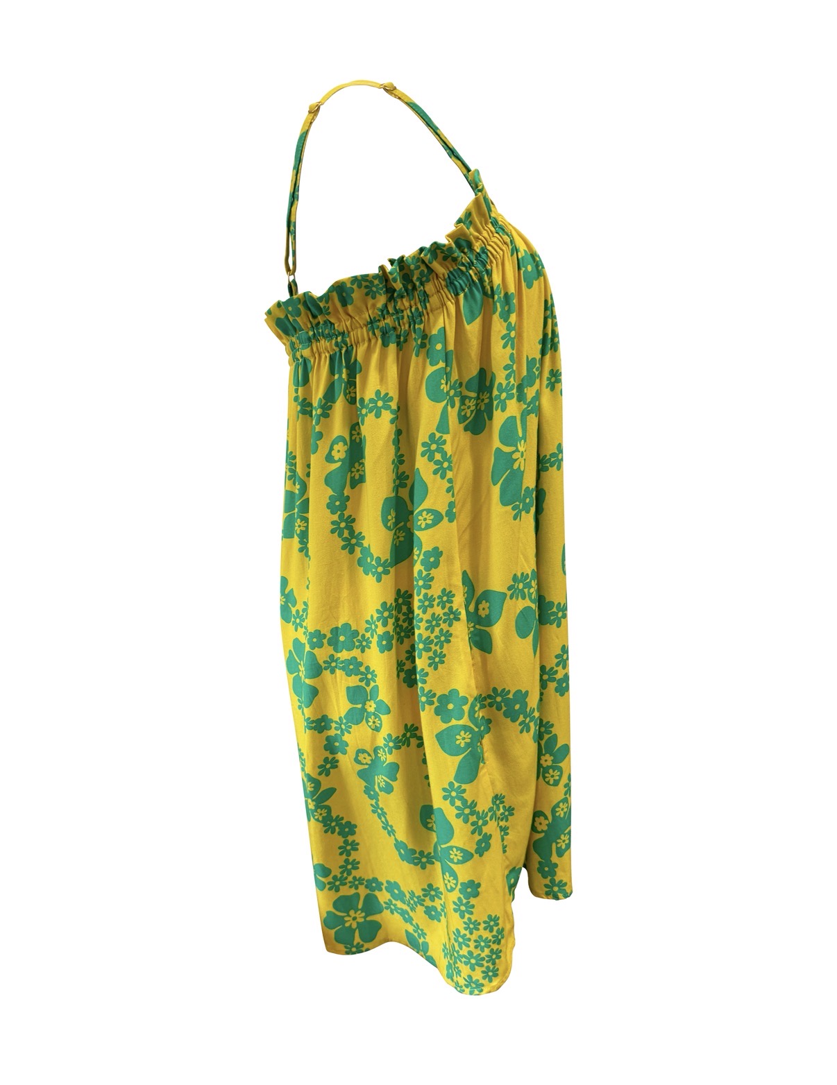 Natasha Dress in Yellow Lei Pareu