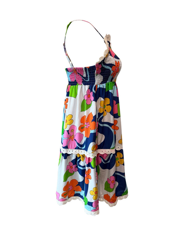 Grace Dress in Floral Stream