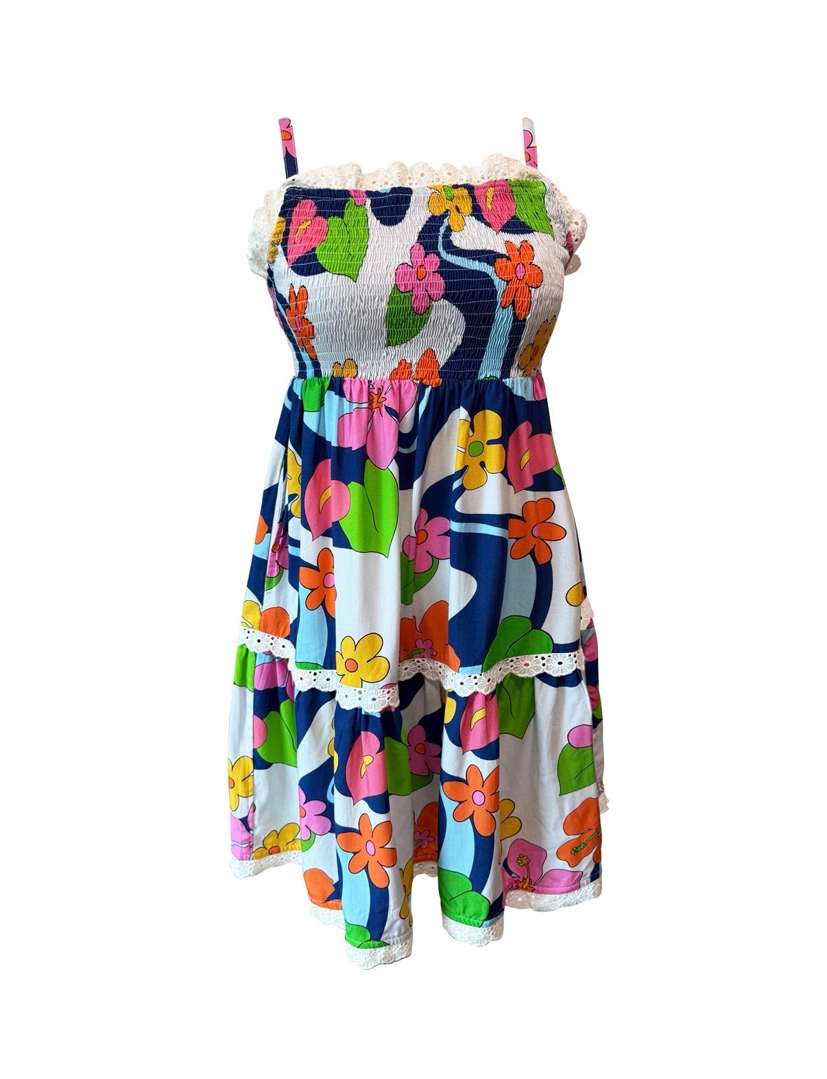 Grace Dress in Floral Stream