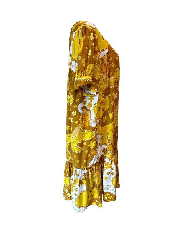 Emma Dress in Yellow Lei Ladies