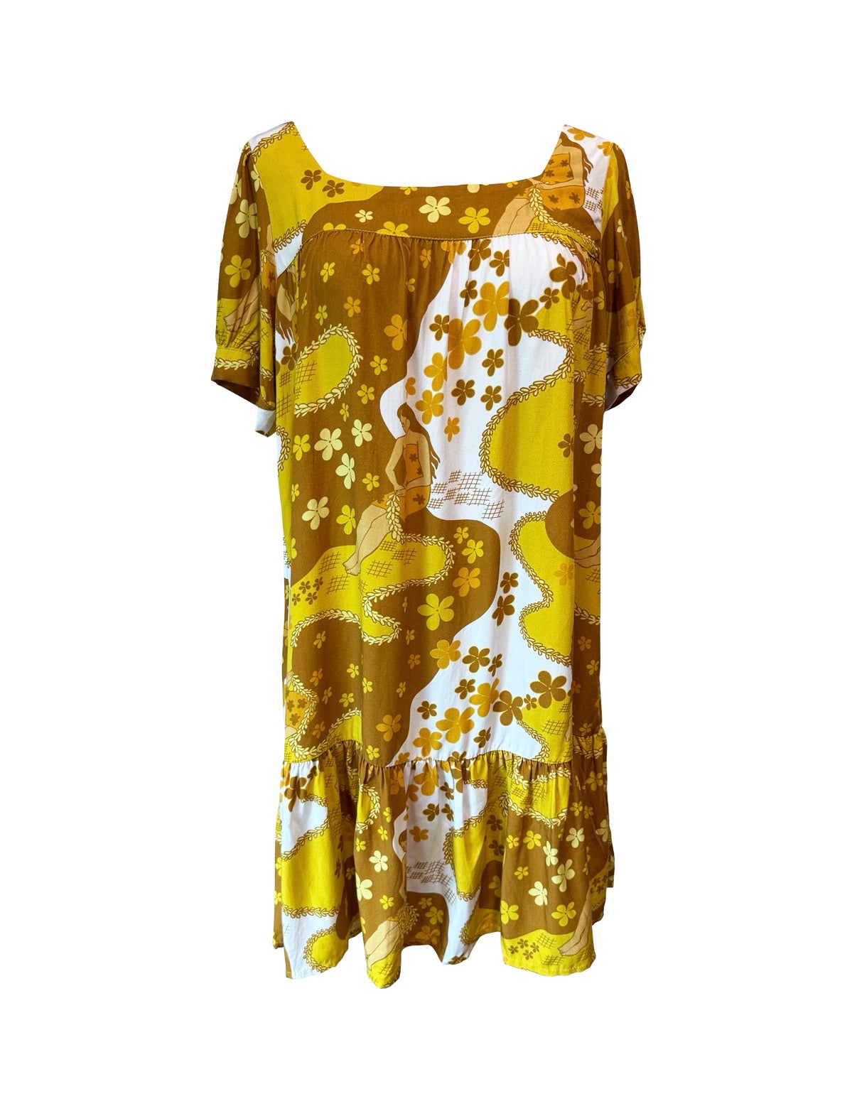 Emma Dress in Yellow Lei Ladies