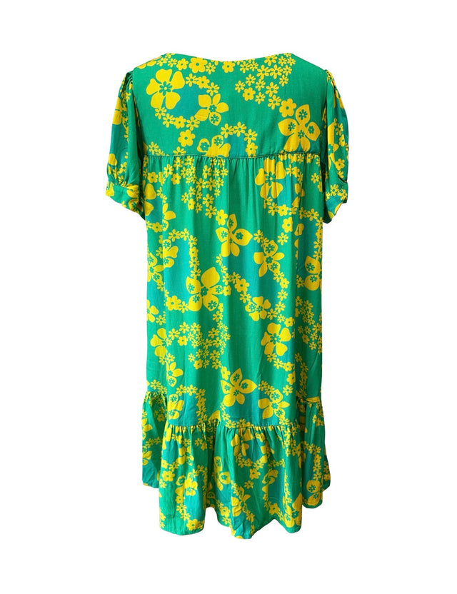 Emma Dress in Teal Lei Pareu
