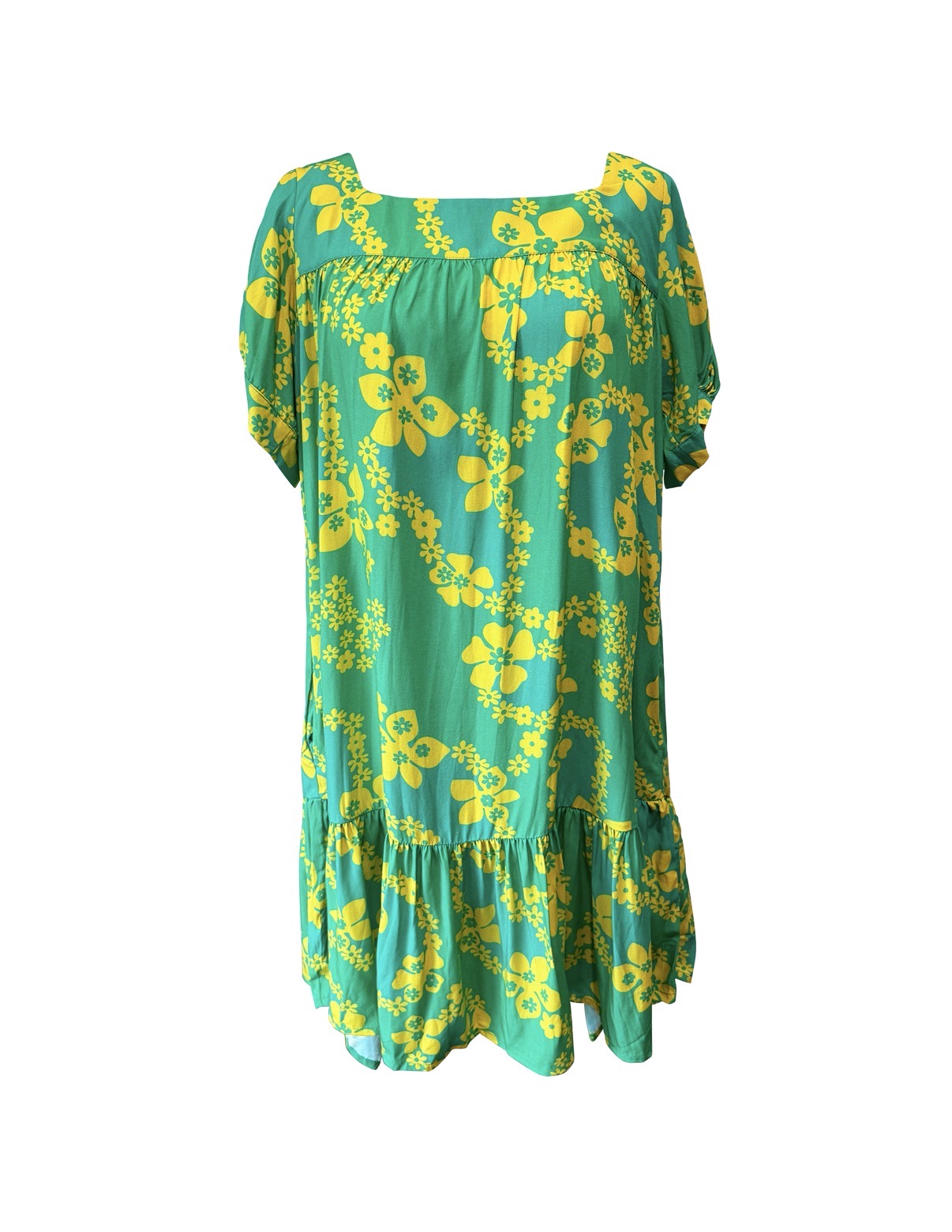 Emma Dress in Teal Lei Pareu