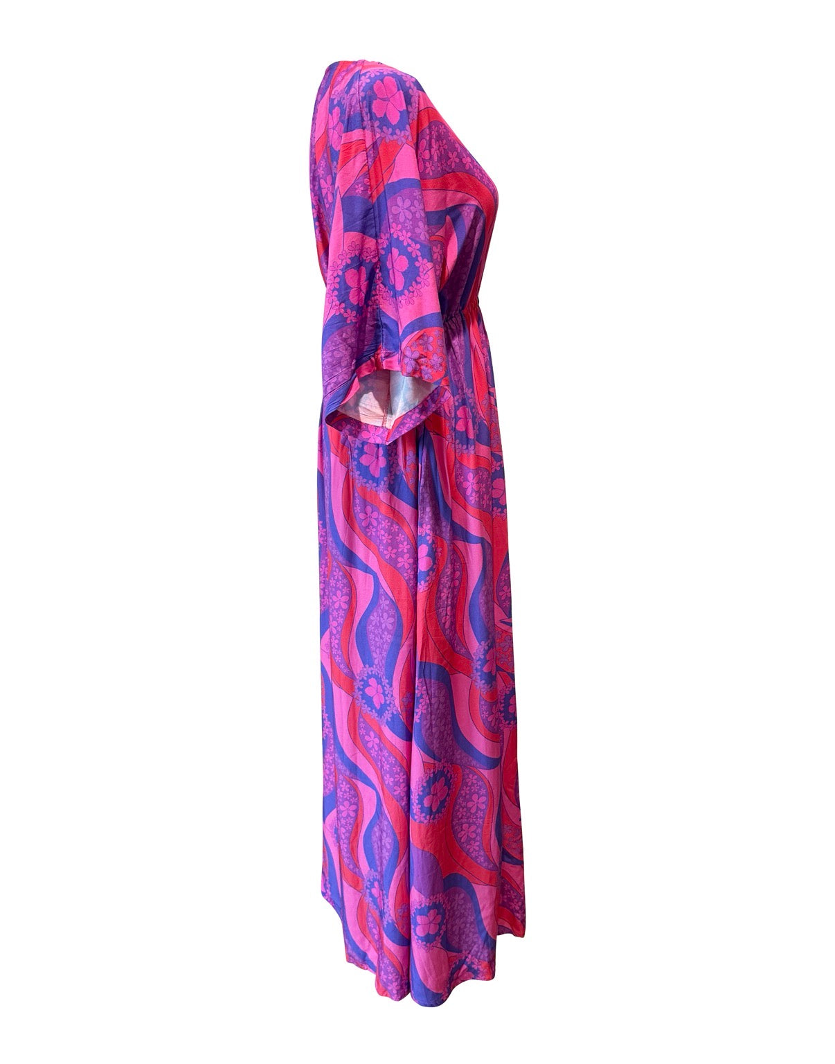 Maxi Alice Dress in Electric Blooms