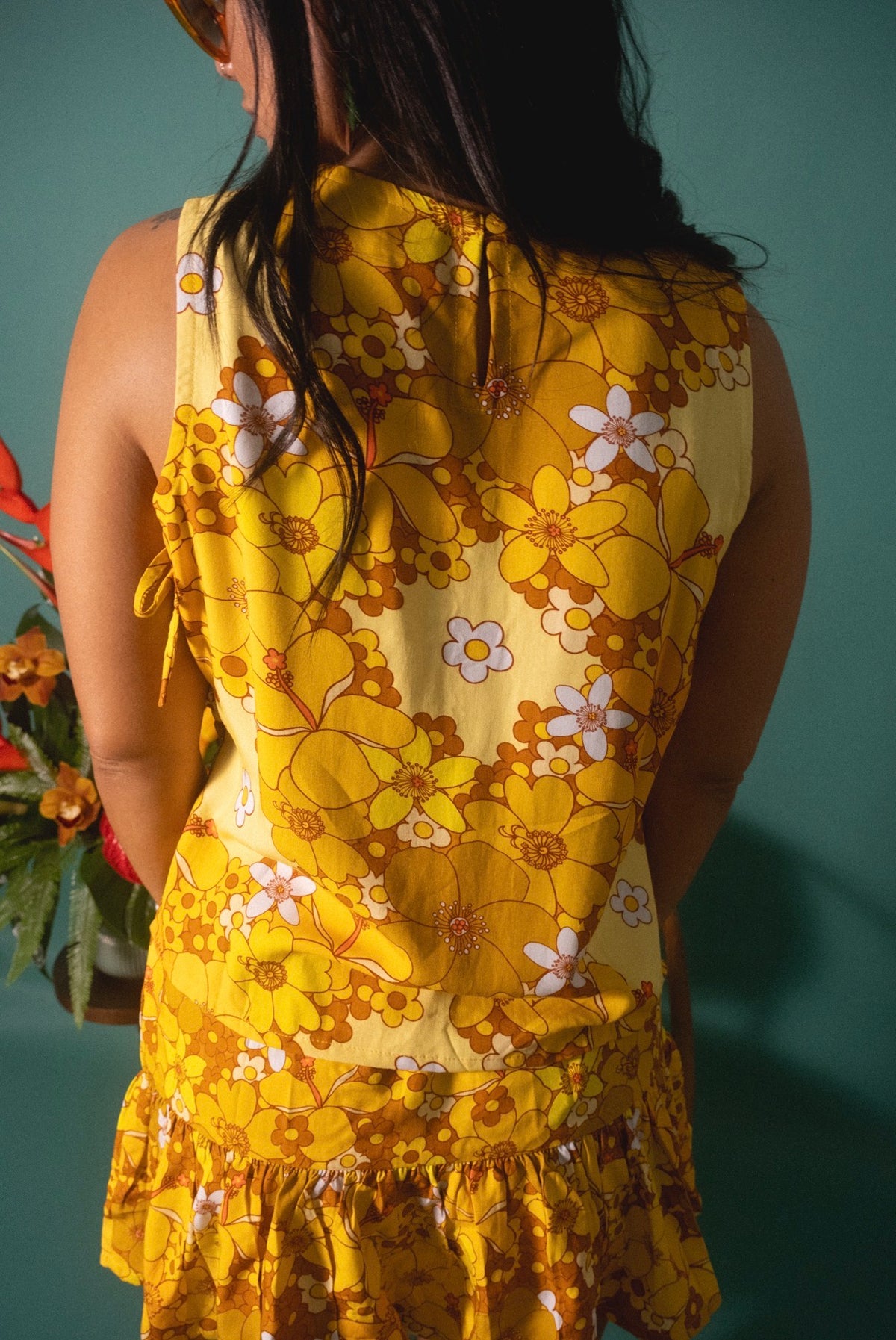 Moani Top in Sunshine Blooms