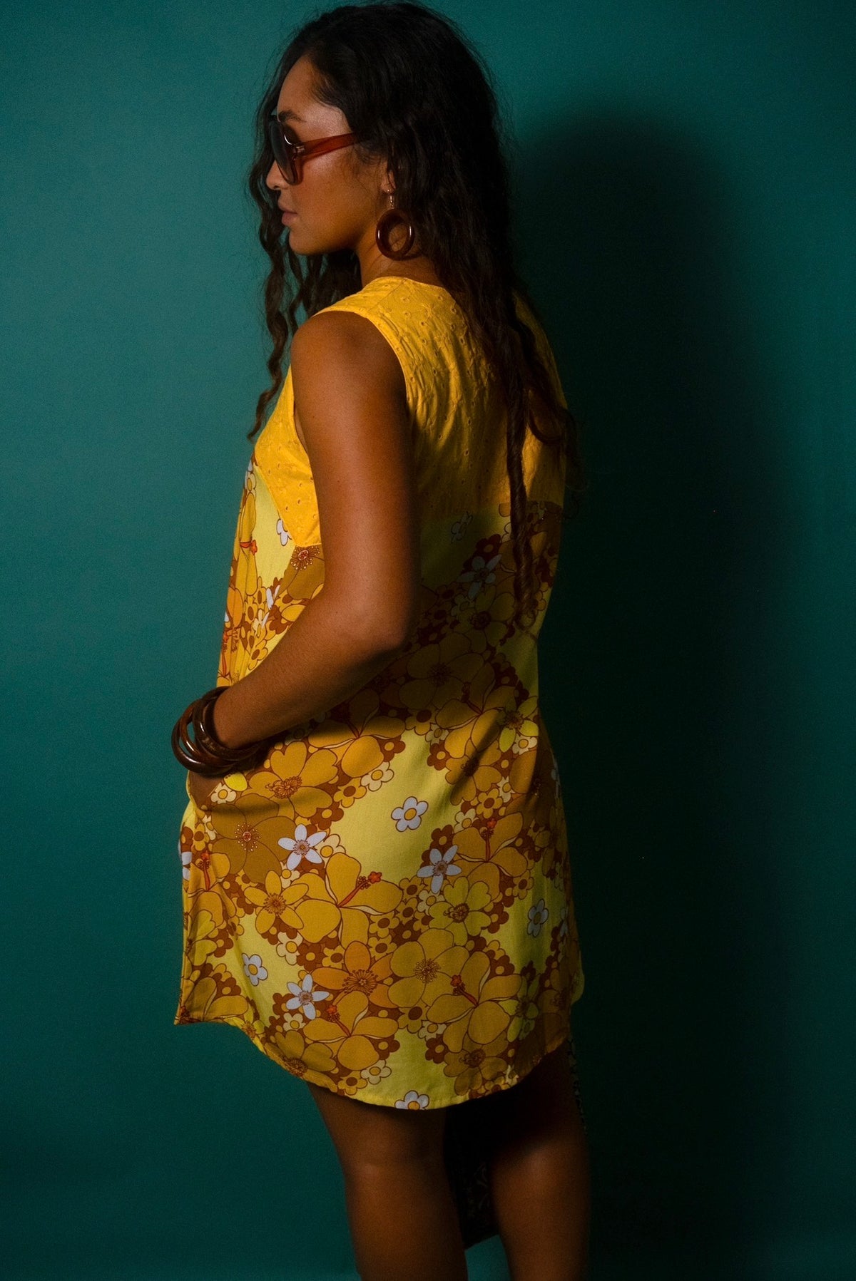Laura Dress in Sunshine Blooms
