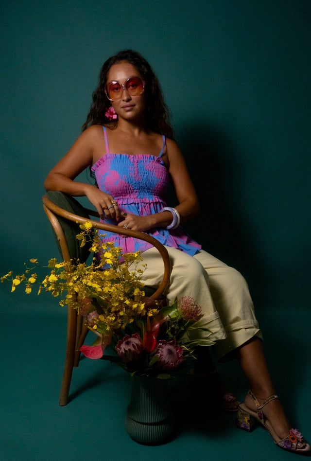 Lydia Top in Mod Cotton Candy