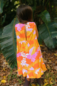 Kaliko Girlʻs Dress in Ilima Dream