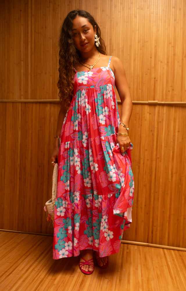 Maxi Rell Dress in Island Breeze