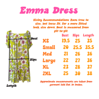 Emma Dress in Waterfall Garden