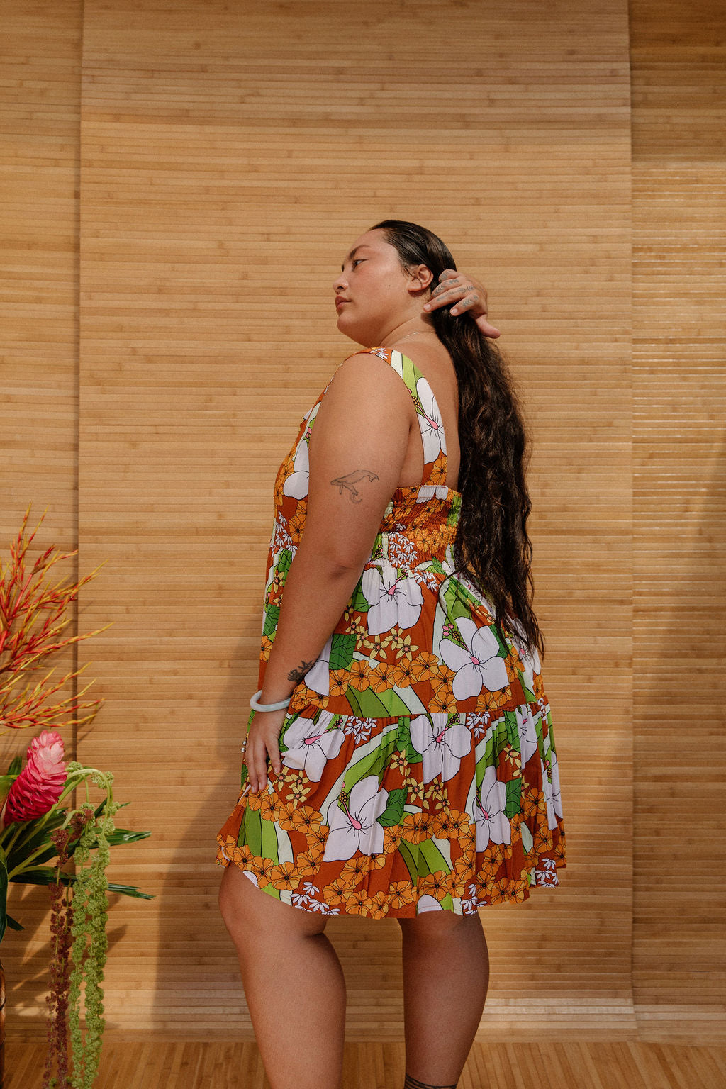 Isabella Dress in Waterfall Garden