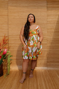 Isabella Dress in Waterfall Garden