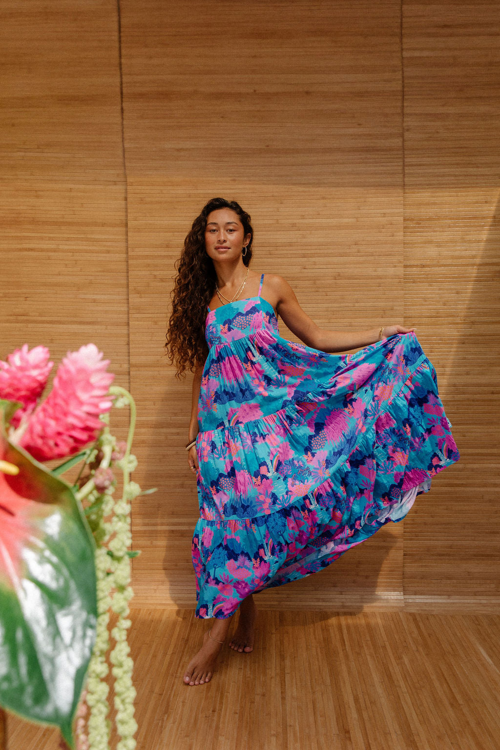 Maxi Rell Dress in Lady of the Valley