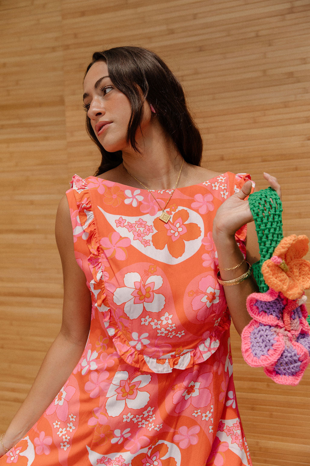 Mini Bernice Dress in Kuuipo Paisley