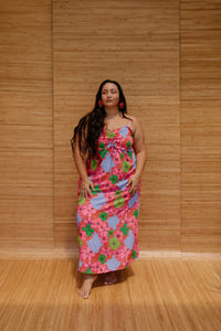Lydia Dress in Lei Grid