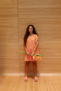 Emma Dress in Pink Lemonade