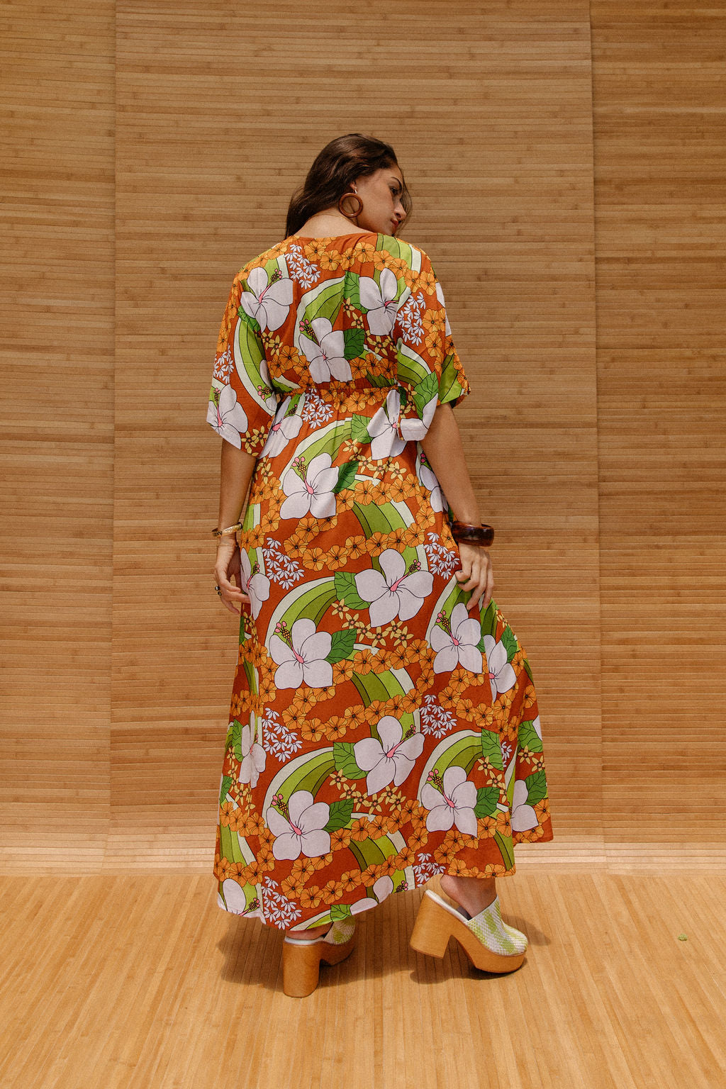 Maxi Alice Dress in Waterfall Garden