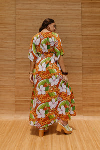Maxi Alice Dress in Waterfall Garden