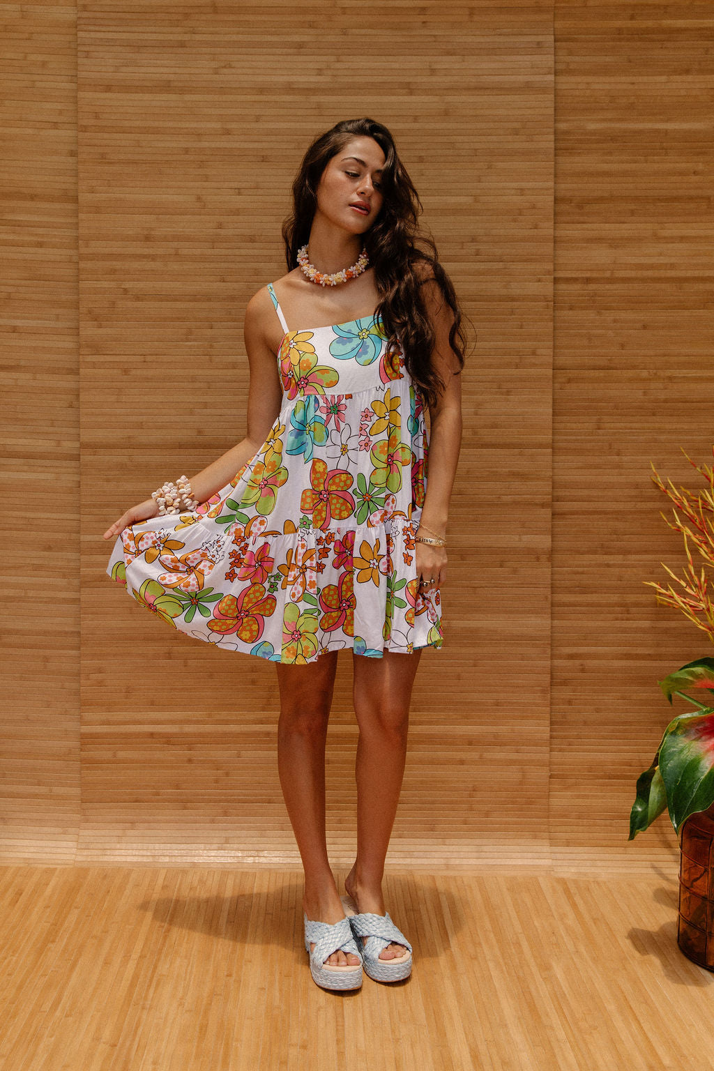 Mini Rell Dress in Groovy Pua Power