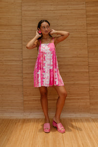 Mini Rell Dress in Pua Melia Stripes