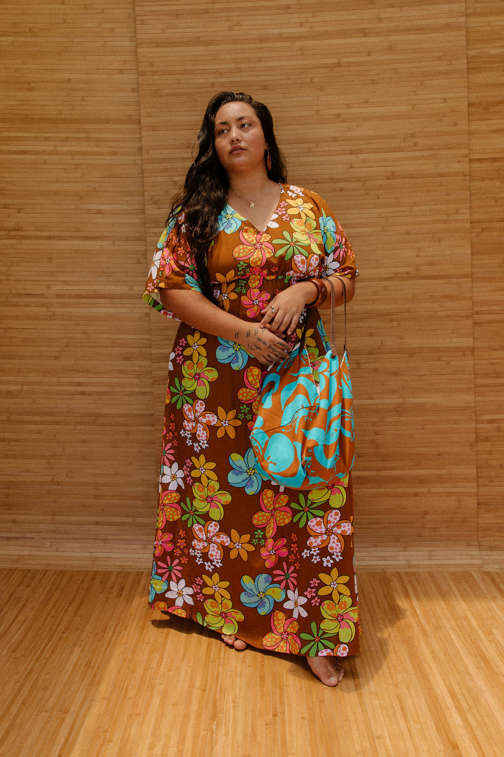 Maxi Alice Dress in Groovy Pua Power