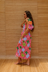 Lydia Dress in Lei Grid