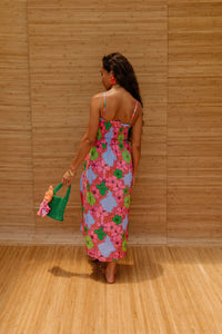 Lydia Dress in Lei Grid