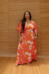 Maxi Alice Dress in Honohono Orchid